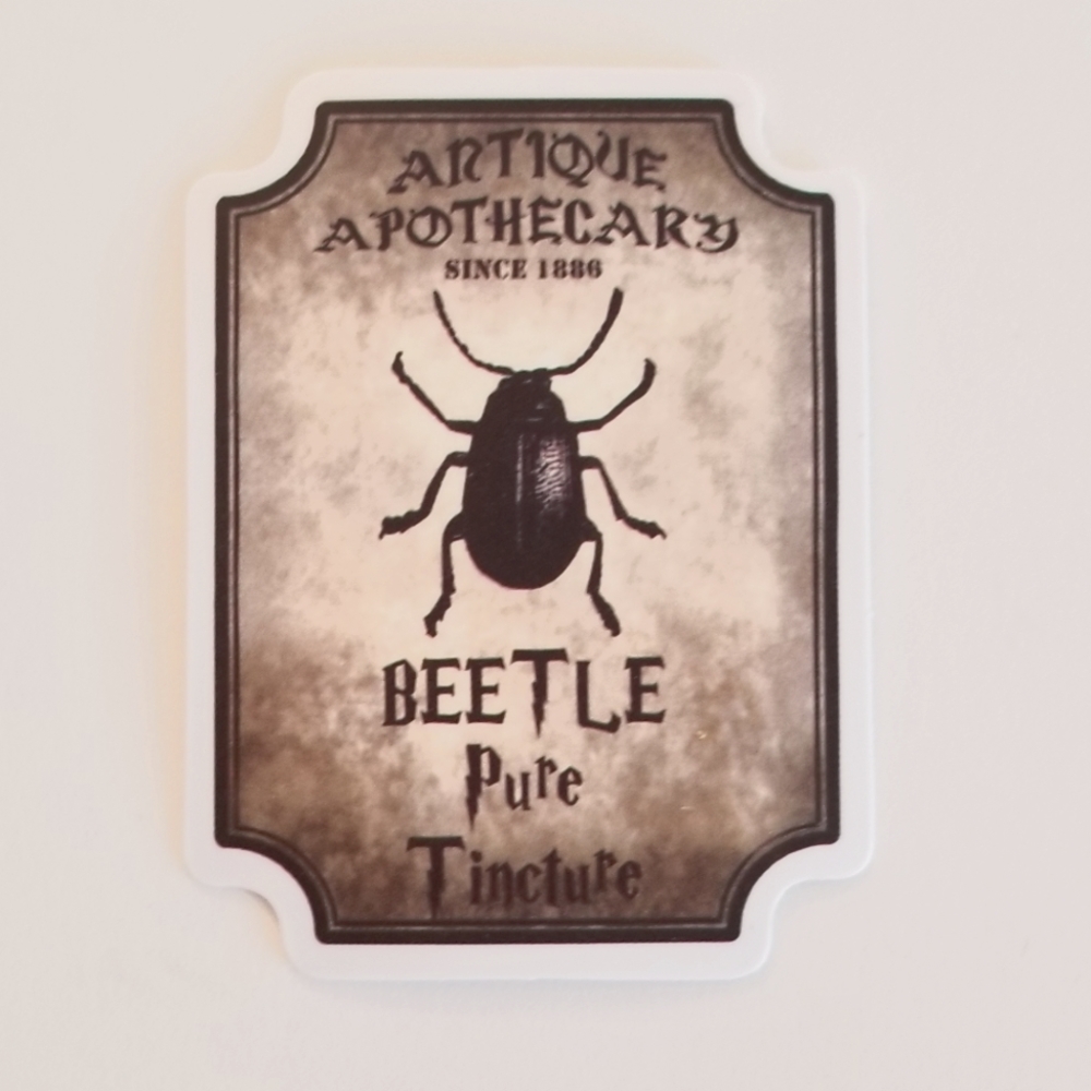 10/$10 Beetle Tincture Sticker